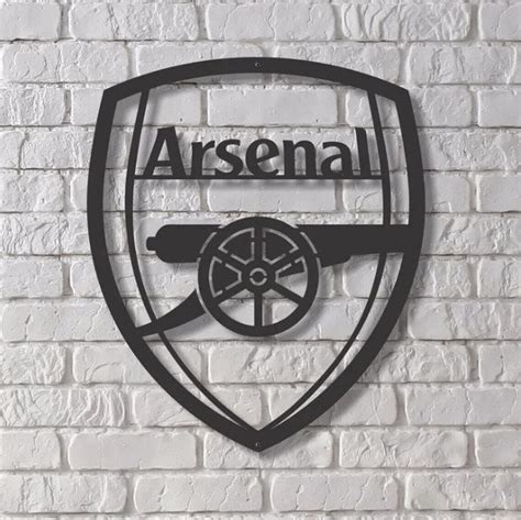 Arsenal Logo Black And White