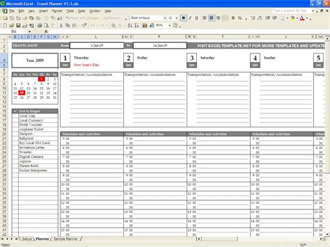 Customer Visit Planner Template – planner template free