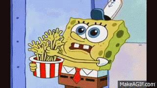 Eating Spongebob Squarepants GIF - Eating SpongebobSquarepants StressEating - Discover & Share GIFs