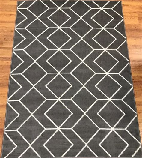 gray area rug 5x7 | Rugs, Area rugs, Geometric area rug