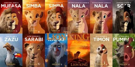 2019 THE LION KING (All CHARACTER) by sasamaru-lion on DeviantArt