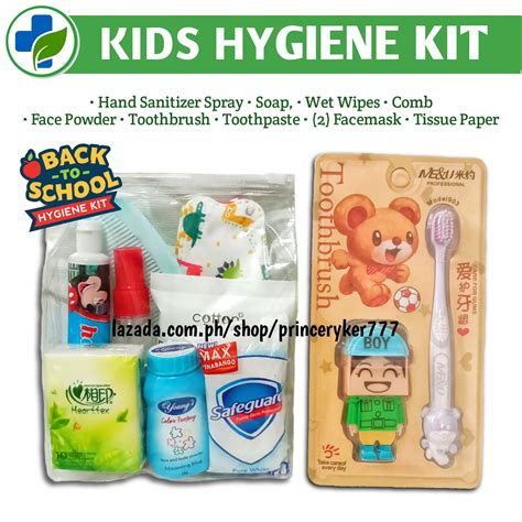 Kids Personal Hygiene Kit for Back-to-School, New Normal Kids Hygiene Kit, Complete School ...