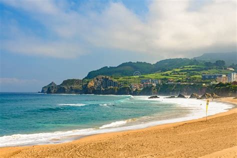 Beautiful Sandy Beach with Good Waves for Surfing in Close To Bilbao ...