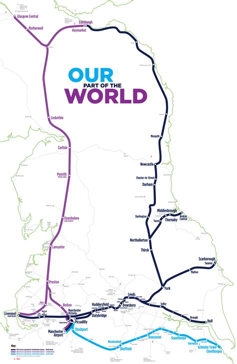 Transpennine Express Route Map - Alabama Map