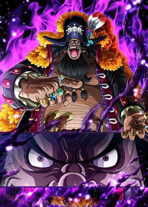 'Blackbeard one piece' Poster by OnePieceTreasure | Displate ...