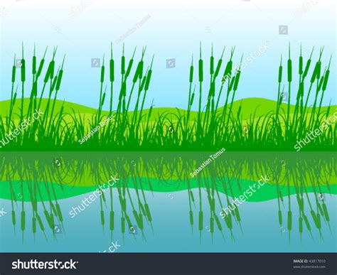 Green Nature Vector Illustration Stock Vector (Royalty Free) 43017010 ...