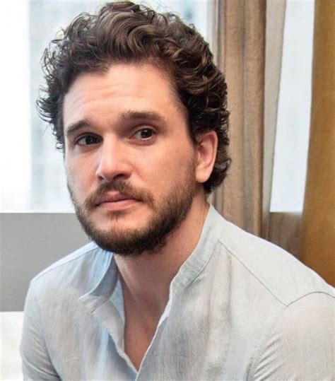 25 Best Kit Harington Curly Haircuts 2023 Jon Snow Hairstyles | Men's Style