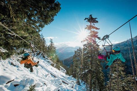 Superfly Zipline in Whistler - WintersportCanadaAmerika