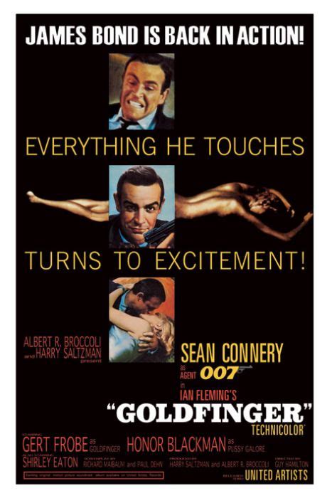 James Bond Goldfinger Poster 61x91.5cm Posters.fr