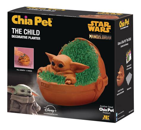 Chia Pet Star Wars: The Mandalorian The Child Baby Yoda Decorative ...