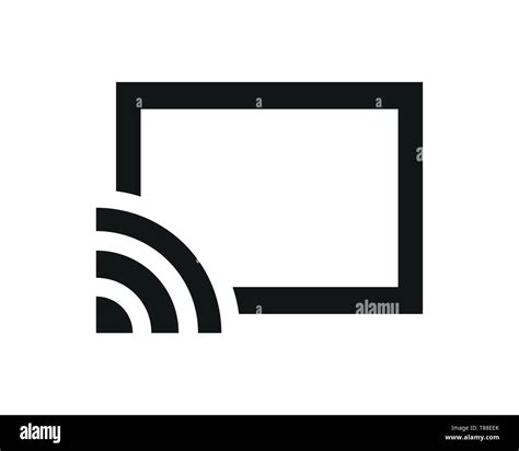 Cast icon, symbol for streaming media Stock Vector Image & Art - Alamy