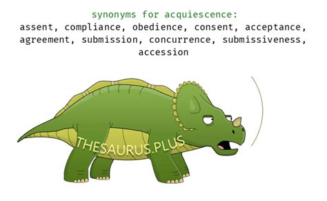 Acquiescence Synonyms and Acquiescence Antonyms. Similar and opposite words for Acquiescence in ...