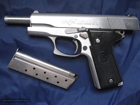 Colt Double Eagle Mark II Series 90 10mm semi auto pistol, stainless, rare