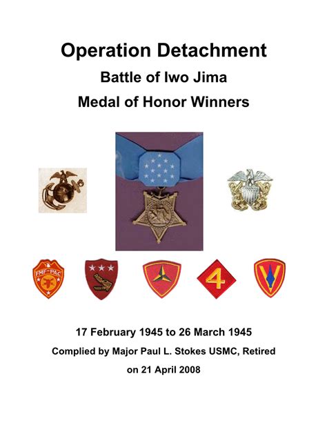 Battle of Iwo Jima Medal of Honor Winners - DocsLib