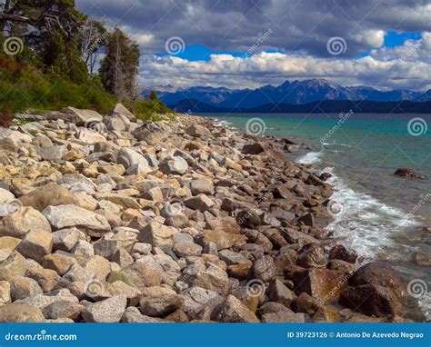 Nahuel Huapi lake stock photo. Image of peaceful, carlos - 39723126