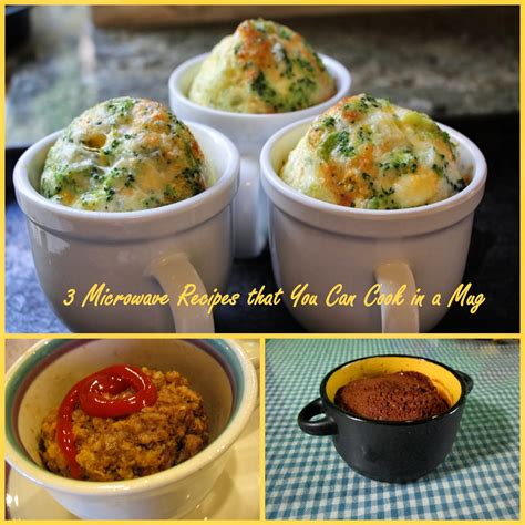 Dinner Recipes Idea: 3 Microwave Recipes that you can Cook in a Mug