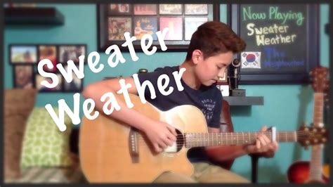 Sweater Weather - The Neighbourhood - Fingerstyle Guitar Cover Chords - Chordify