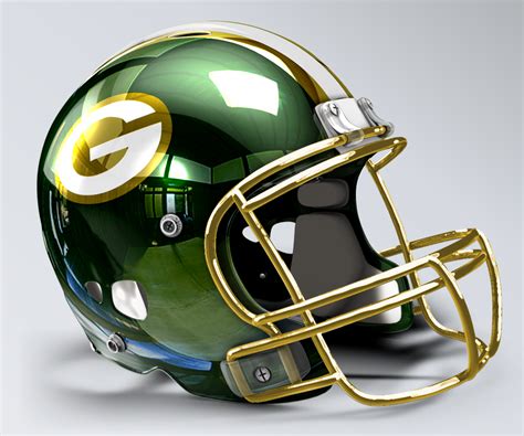 Green Bay Packers Concept Helmet 3 | Green bay packers football, Football helmets, Football ...