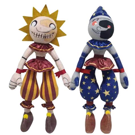 Buy NXNX 28cm/11in Sundrop and Moondrop FNAF Plush, Clown Figure ...