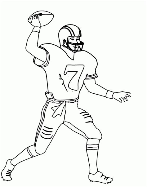 Free Football Player Outline, Download Free Football Player Outline png images, Free ClipArts on ...