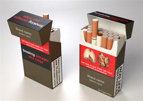 Designs unveiled for proposed UK plain cigarette packaging - Design Week