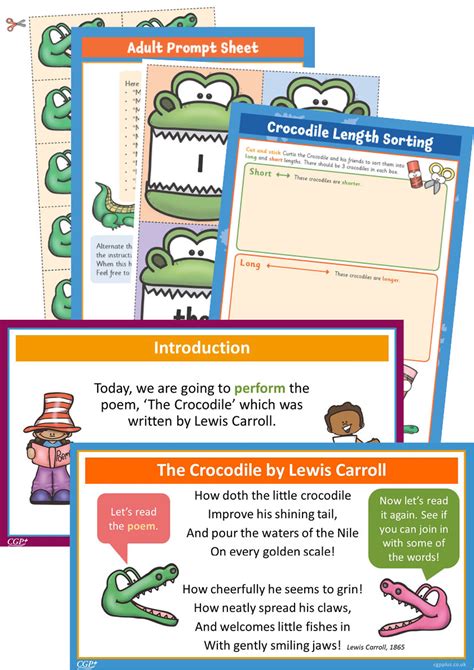 The Crocodile by Lewis Carroll Lesson Pack (Reception) | CGP Plus