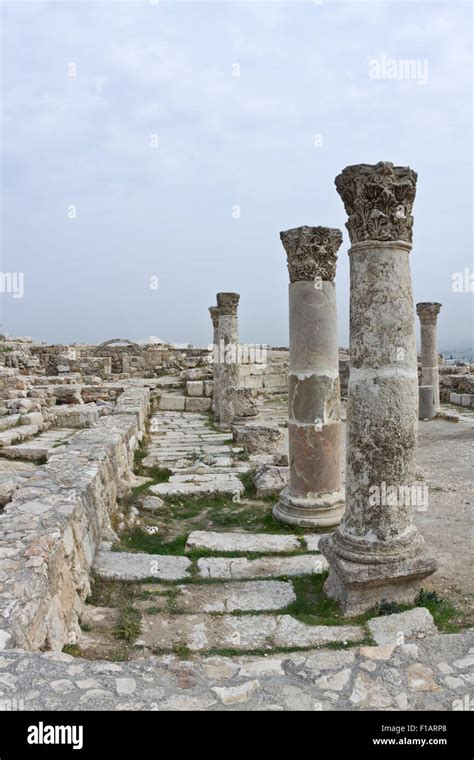 Amman citadel - Jordan Stock Photo - Alamy