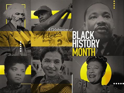 Black History Celebration Sermon Powerpoint - Celebrate Black History Month Slide - & Background ...