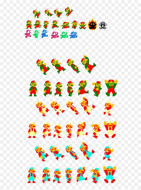 Mario Sprite Sheet , Png Download - Transparent Mario Sprite Sheet, Png ...