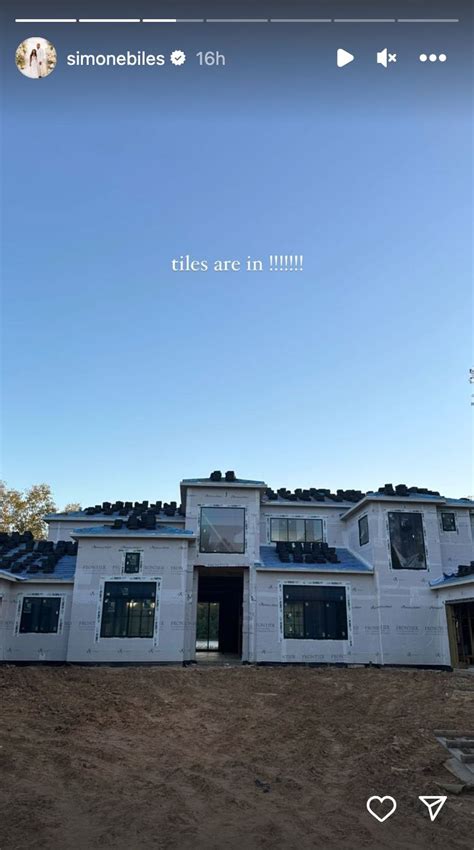 Simone Biles Shares New Photos of Texas Home She's Building with Husband