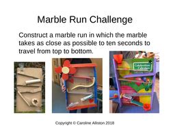 STEM Challenge - Ten Second Marble Run | Teaching Resources