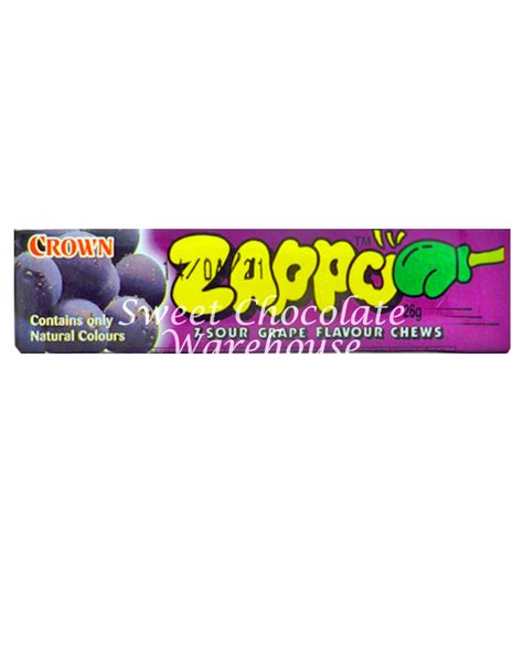 Zappo Grape 26g | Sweet Chocolate Warehouse