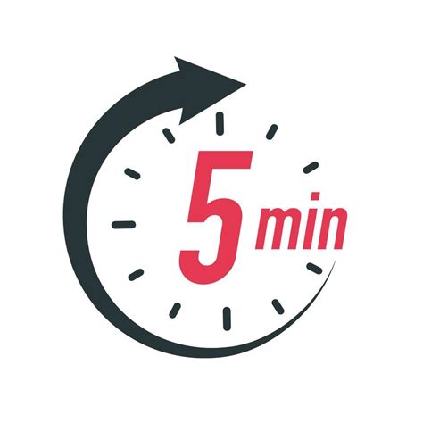 5 minutes timer symbol color style 7224905 Vector Art at Vecteezy
