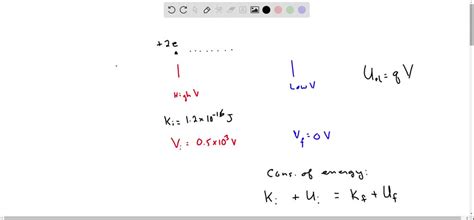 ⏩SOLVED:A helium nucleus (charge +2 e ) moves through a potential… | Numerade