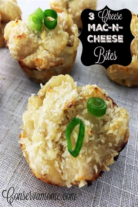 3 Cheese Mac-N-Cheese Bites Recipe, Easy and Delicious!