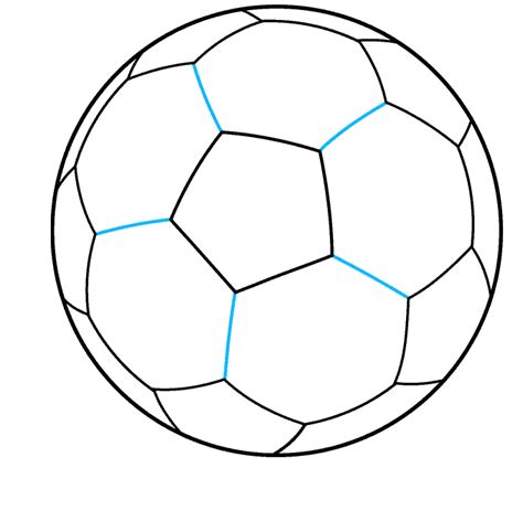 How to Draw a Soccer Ball | Easy Drawing Guides