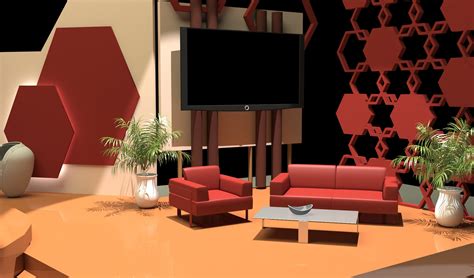 Television Studio Set Design :: Behance