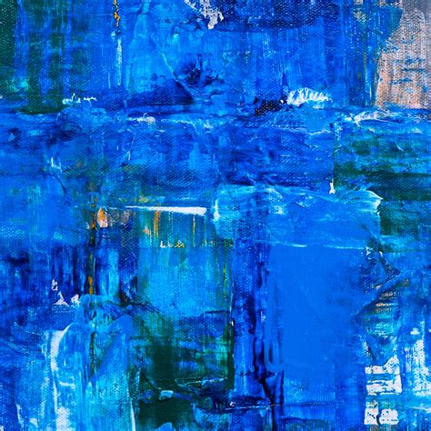Photo of Blue Abstract Painting · Free Stock Photo