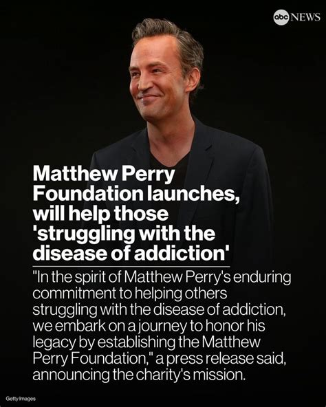 Pin by Michelle Wojczyk on Matthew Perry in 2023 | Matthew perry, Abc news, Helping others