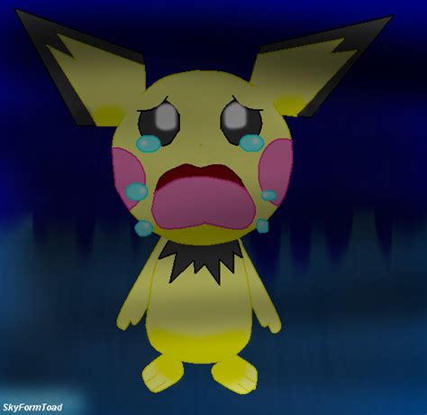 Sad Pichu by SkyFormToad on DeviantArt