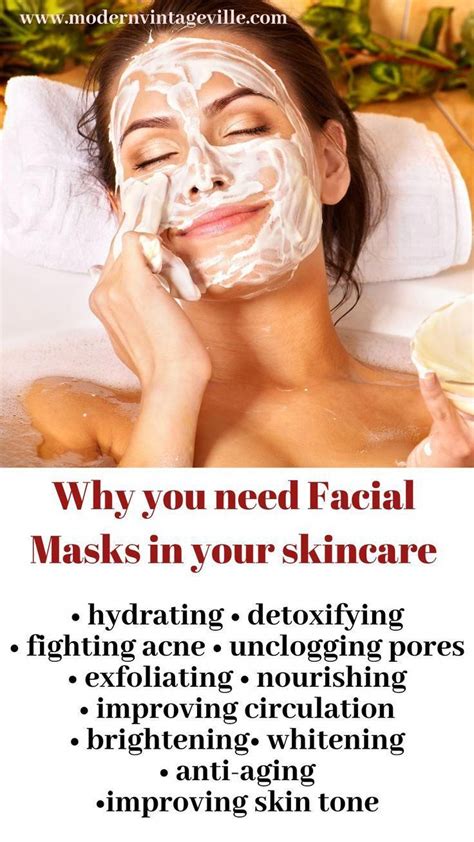 Benefits of face masks. Add masks to your skin care routine for glowing skin. # ...