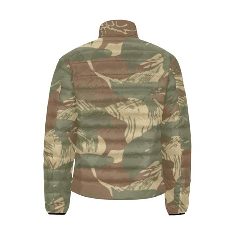 Rhodesian Brushstroke Camouflage v1 Padded Jacket | Mega Camo