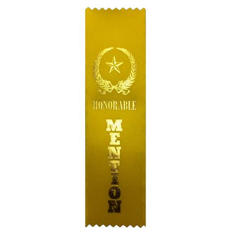 Honorable Mention Award Ribbon - Cappel's