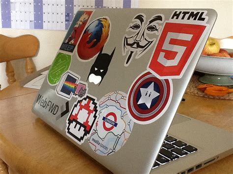 My laptop stickers came! | Batman/Apple sticker from decalfo… | Flickr