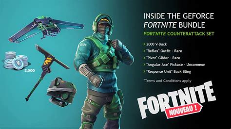 Fortnite Reflex Skin (NVIDIA GeForce Bundle) Epic Games Code ...