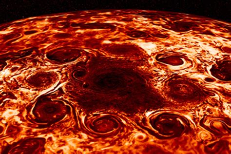 NASA Reveals a First Look at Jupiter's Bizarre Geometric Storms ...