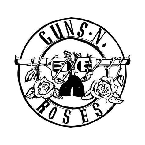 2x Adesivo Guns And Roses Logo 16 Cm - R$ 26,99 em Mercado Livre