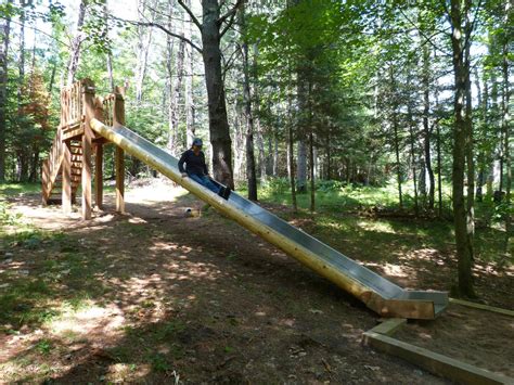 A Slide through the Woods | Nature play, Play area, Nature