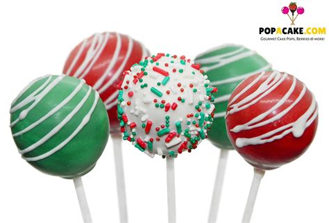 Christmas Sprinkle Cake Pops (12 Cake Pops)