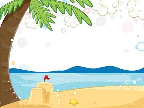 Beach Background Clipart | Free download on ClipArtMag